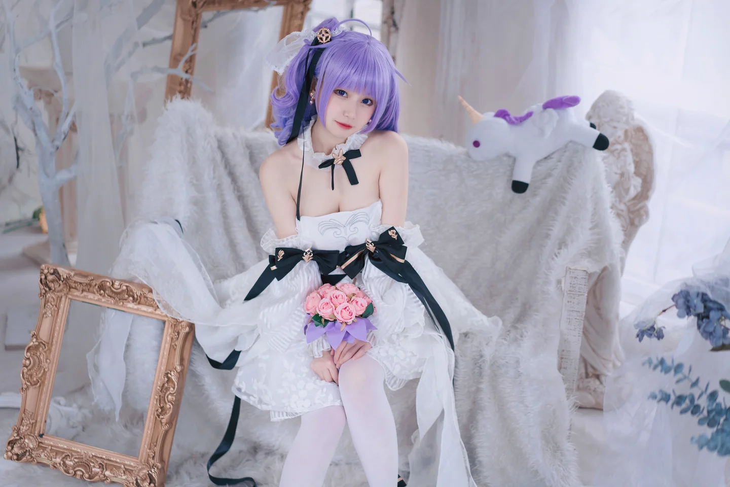 猫大人 - 碧蓝航线 独角兽 花嫁 [23P-273MB] tg@simisebaisi 【丝足阁】003.webp